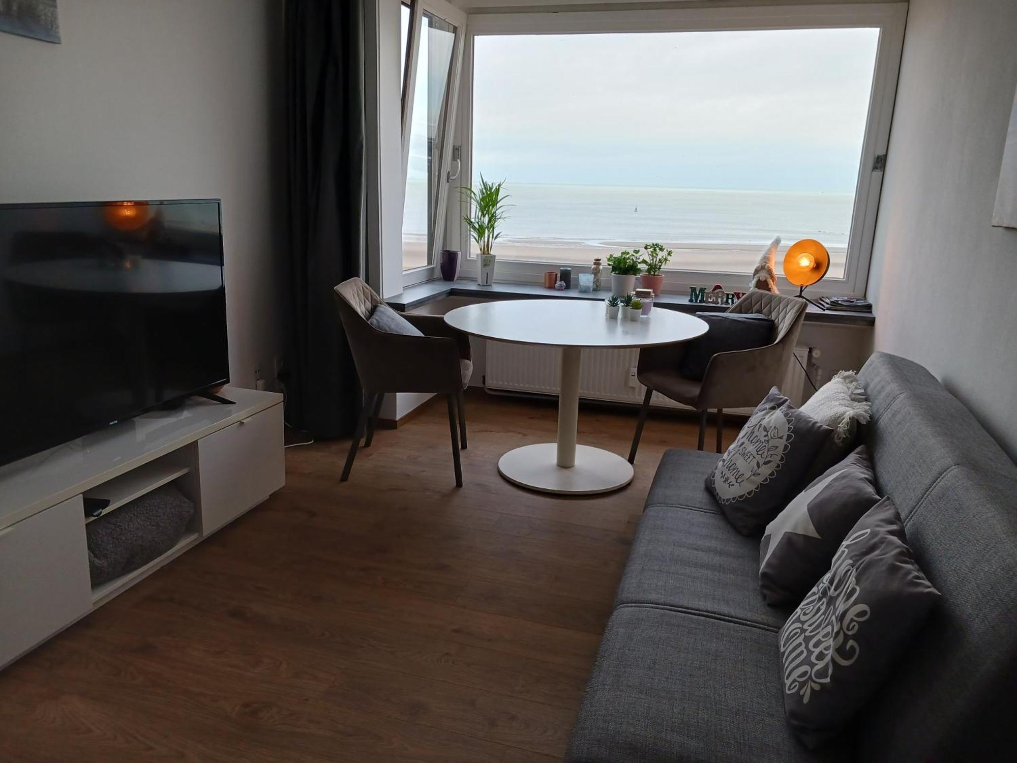 Studio Albert Met Prachtig Zeezicht Oostende Buitenkant foto